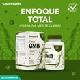 thumbnail image 4 of Smart Herb Paquete Focus GMB, Suplemento Alimenticio, 2 piezas (30 Cápsulas c/u) con Ginseng, Melena de León y Bocopa para Concentración, Memoria y Rendimiento Mental, 4 of 9