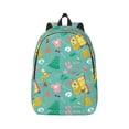 thumbnail image 2 of Rocae Happy Summer for Durable Canvas Backpack Leisure Large Bag Travel Rucksack Multi-function Backpack Medium, 2 of 8