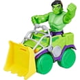 thumbnail image 3 of Set de juego Marvel Hasbro Spidey y su superequipo Hulk y Camión DEMOLEDOR F7457, 3 of 4