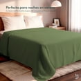 thumbnail image 3 of Dreamlab Manta Ligera con Textura Tipo Waffle – Colcha Suave, Ligera y Transpirable –Estilo Elegante Punto Gofre para Cama o Sofá –Ideal para Todas las Estaciones –Tamaño King Size –Color Verde Seco, 3 of 10