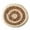 Medium, variant on Boho Round Grass Tassels Placemats, Rustic Weave Table Mats, Farmhouse Concentric Circle Braided Macrame Decor for Kitchen Dining Table, Brown and Beige, 9.84 inch