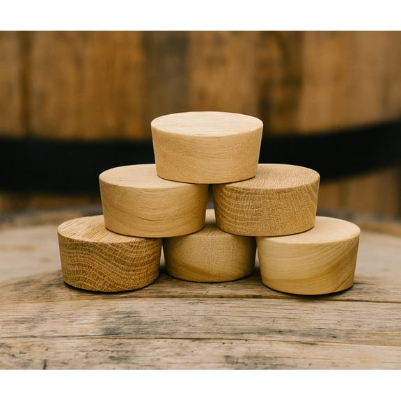 2" White Oak Barrel Bung - 50 Pack