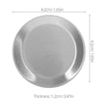 thumbnail image 2 of HEALEEP 10Ud Cubiertas Selladoras Para Agujeros De Fregadero Cocina Inoxidable Plata, 2 of 6