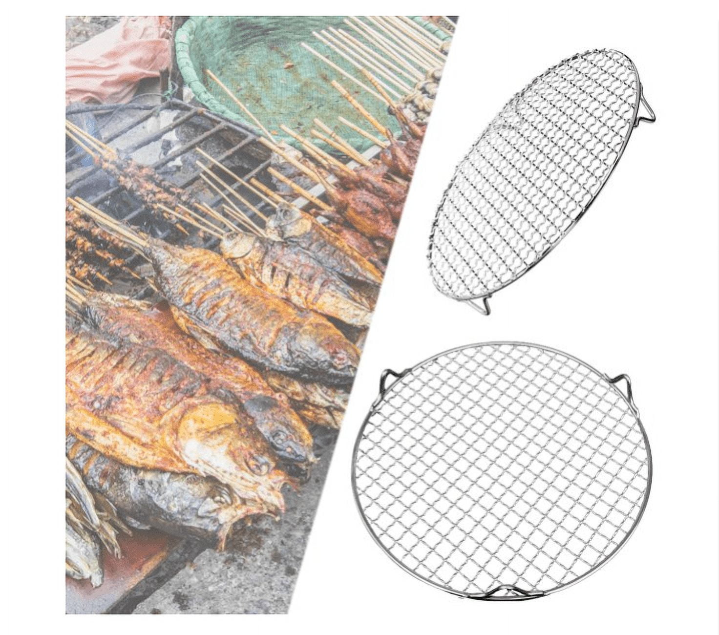 Round Cooling Rack , Topboutique 1 Pieces Round Stainless Steel Baking Rack  for Cooking Baking Roasting Grilling Cooling, 7'' Wire Racks, Fit Various  Size Cookie Sheets Oven,ven & Dishwasher Safe 