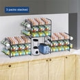 thumbnail image 5 of Bextsrack Can Organizer Rack Stackable Metal Can Dispenser Rack Durable for Kitchen Cabinet Pantry or Counter-Top (Black), 5 of 7