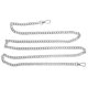 thumbnail image 4 of 1PC Iron Flat Chain Handbag Chain Purse Strap Shoulder Bag Cross Body Bag Replacement Strap (Silver), 4 of 4
