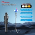 thumbnail image 2 of FANGTUOSI-Palo de Selfie inalámbrico, trípode de 1700mm con soporte, monopié plegable con luz Led para teléfonos inteligentes, equilibrio estable, disparo en vivo xuanjing unisex, 2 of 2