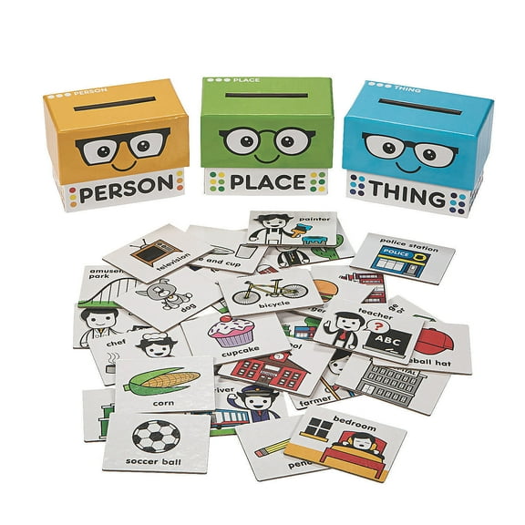 Person Place Or Thing Sorting Boxes - Educational - 1 Piece