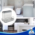 thumbnail image 4 of MR.Siga Sink Caddy, Kitchen Sponge Brush Holder, Sink Organizer with Drip Tray, White & Gray, 4 of 9