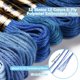 thumbnail image 2 of 12 madejas, 105 yardas, hilo de bordar matizado de 6 hebras, para pulseras de la amistad, hilo de bordar azul degradado, hilo a granel, 2 of 9