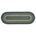 thumbnail image 2 of VHC Brands Pine Grove, Braided Jute Table Runner, Oval, Green, 13x48, 2 of 10