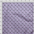 thumbnail image 4 of oneOone Silk Tabby Purple Fabric Christmas Dress Material Fabric Print Fabric By The Yard 42 Inch Wide, 4 of 5