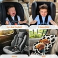 thumbnail image 5 of KUIFORTI Car Seat Sun Shade Cover Cute Highland Cow Car Seat Protector for Child Car Seat, Universal Fit, Keeps Baby's Carseat at Cooler Temperature, Blocks Out Heat & Sun UV Covers, 5 of 7