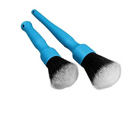 

AIYUQ.U 2 Piece Set Multi Color Size Two Super Soft Car Interior Detail Brush Car Air Conditioning Mouth Brush