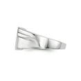 thumbnail image 3 of Mens Synthetic Cubic Zirconia (CZ) Band Ring in Sterling Silver, 3 of 6