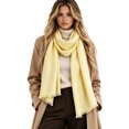 thumbnail image 2 of Unisex Women Men's Scarves Classic Wool Blend Scarf Solid Long Winter Scarf, 2 of 6