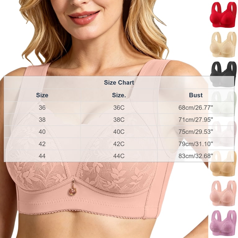 Ygbgbb Lace Back Smooth Plus Size Bra, Side Boob Control Anti