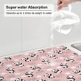 thumbnail image 5 of Sikiie Panda Flying in the Sky (2) Dish Drying Mat, Kitchen Counter Mat, Self Drying Mat for Kitchen Counter Dish Drying Pad ,for Dishes, Utensils, Pots and Pans（24" x 18"）, 5 of 7