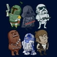 thumbnail image 2 of Mens Star Wars Cartoon Crew Long Sleeve Shirt, 2 of 4