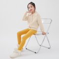 thumbnail image 6 of BULLPIANO 2-13Y Girls Winter Warm Thicken Fleece Leggings Kids Solid Color Tights Long Pants, 6 of 8