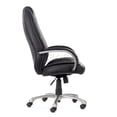 thumbnail image 2 of Famous Brand 1609BPUE-BLACK Saddle Stitched High Back Leather Chair, 2 of 4