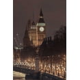 thumbnail image 2 of Frank, Assaf 17x24 White Modern Wood Framed Museum Art Print Titled - Evening view of Big Ben, London, UK, FTBR-1832, 2 of 4