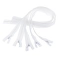 thumbnail image 4 of 10 Unids / Lote 9.2 Pulgadas Cremalleras De Bobina De Nylon Cremalleras De Costura Para Manualidades De Costura A Medida Blanco Soledad Cremalleras de nylon de la bobina, 4 of 7