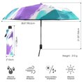 thumbnail image 3 of FORMRS Travel Umbrella Folding Auto Open Close Windproof Rain UV Protection, Green Drawing, 3 of 8