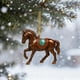 thumbnail image 5 of Colgante navideño plano de acrílico 2D con forma de remolque | Decoración festiva para el hogar | Adorno duradero para árbol y repisa | Regalo para las fiestas, 5 of 5