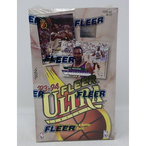 1993/94 Fleer Ultra Basketball Series 1 Box (36/14)