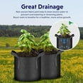 thumbnail image 4 of IPOWER 5-PACK 20 GALLON PLANT GROW BAGS THICKENED NONWOVEN FABRIC POTS BLACK, 4 of 5