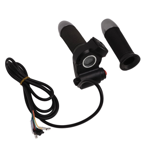 Acelerador de acelerador giratorio para scooter, 1 par de bicicleta eléctrica, control de velocidad de bicicleta eléctrica, manillar de bicicleta eléctrica, agarre del acelerador optimizado para la excelencia
