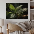 thumbnail image 2 of Designart "Palm Trees Euphony III" Floral Print on Natural Pine Wood, 2 of 5