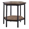 thumbnail image 1 of Steve Silver Ultimo Table d'Appoint Hexagonale en Bois Chocolat, 1 of 5