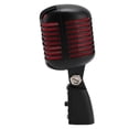 thumbnail image 1 of Microphone Vocal Dynamique Rétro Classique, Microphone Vintage Dynamique, Vieux Micro Directionnel Cardioïde de Style Vintage, avec Rack Rotatif Auto-Tensionnant, 1 of 7