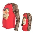 thumbnail image 2 of Unique Baby Womens Mommy and Me Leopard Print Santa Shirts (Adult Medium, Red), 2 of 5