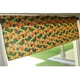 thumbnail image 2 of 100% Cotton Window Valance Seasonal Print 42" Wide Halloween Decoration Spooky Leaves on Vines, 2 of 10