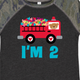thumbnail image 4 of Inktastic Fire Truck 2nd Birthday Boys or Girls Toddler T-Shirt, 4 of 5