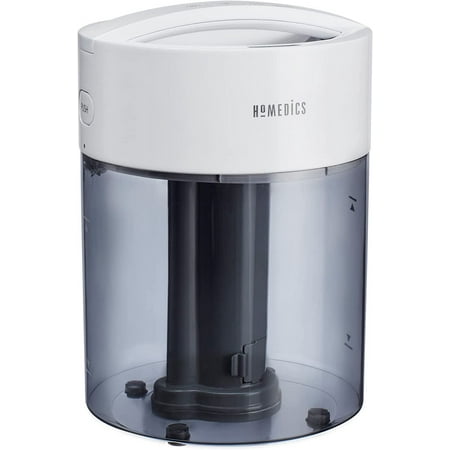 HoMedics Humidifiers for Bedroom, Home, Nursery, Office and Plants. Total Comfort UV-C Ultrasonic Humidifier, Leak Resistant Design, 0.97 Gallon Tank, 35 Hour Run Time, Quiet, Cool