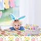 thumbnail image 4 of Mantel de Pascua de 54 x 108 pulgadas, impermeable, desechable, de plástico, multicolor, resistente al aceite, para decoración de fiestas, cumpleaños, Pascua, mascarada, uso en interiores y, 4 of 7