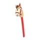 thumbnail image 5 of Caballo de palo inflable para juego de simulación, creativo, portátil, vaquero, accesorios para fotos Rojo, 5 of 9