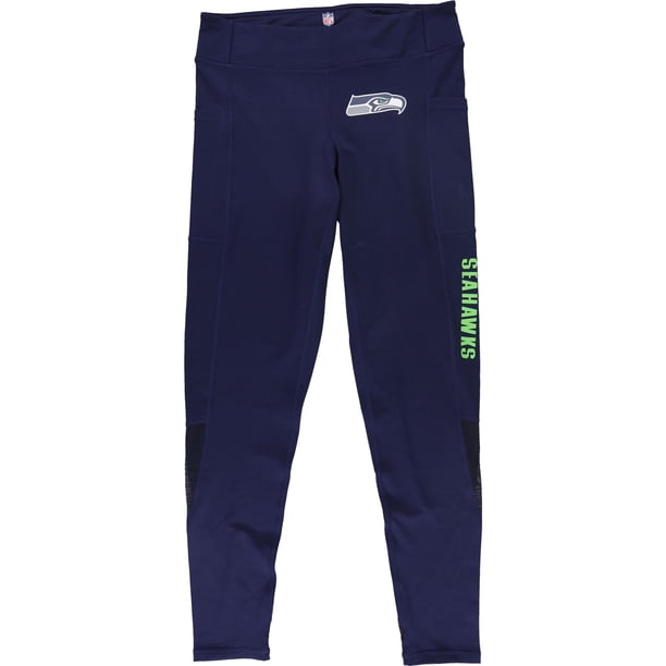 Pantalones deportivos de compresión MSX para mujer Seattle Seahawks azul pequeño