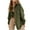 Green womens coat, variant on Usmixi Womens Winter Shacket Jacket Womens Casual Coat Long Sleeve Solid Turndown Button up Shirts Jacket Ladies Fall Lightweight Comfy Corduroy Outwear with Pocket 2023 Shacket Jacket