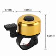 thumbnail image 2 of Crisp Sound Bike Bell for Adults and Kids, 2 of 5