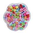 thumbnail image 2 of Pulsera de cuentas para niños,Kit de cuentas de bricolaje para hacer joyas para niños,Manualidades para collares y pulseras para niños con cuentas acrílicas,Niñas haciendo manualidades con, 2 of 8