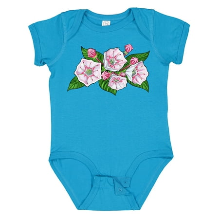 

Inktastic Mountain Laurel Flowers Gift Baby Boy or Baby Girl Bodysuit