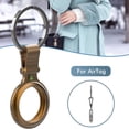 thumbnail image 1 of Estuche De Metal Con Llavero Estuche Protector Portátil Resistente A Los Arañazos Compatible Con Airtags Bluetooth Tracker Funda Protectora De Piel Cateissary EL017634-08, 1 of 5