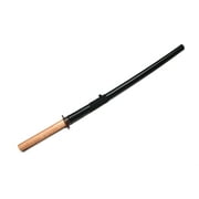 E-BOGU Natural Oak Groove Bokken (39) with Sheath | Wooden Sword for Training | Martial Arts Equipment
