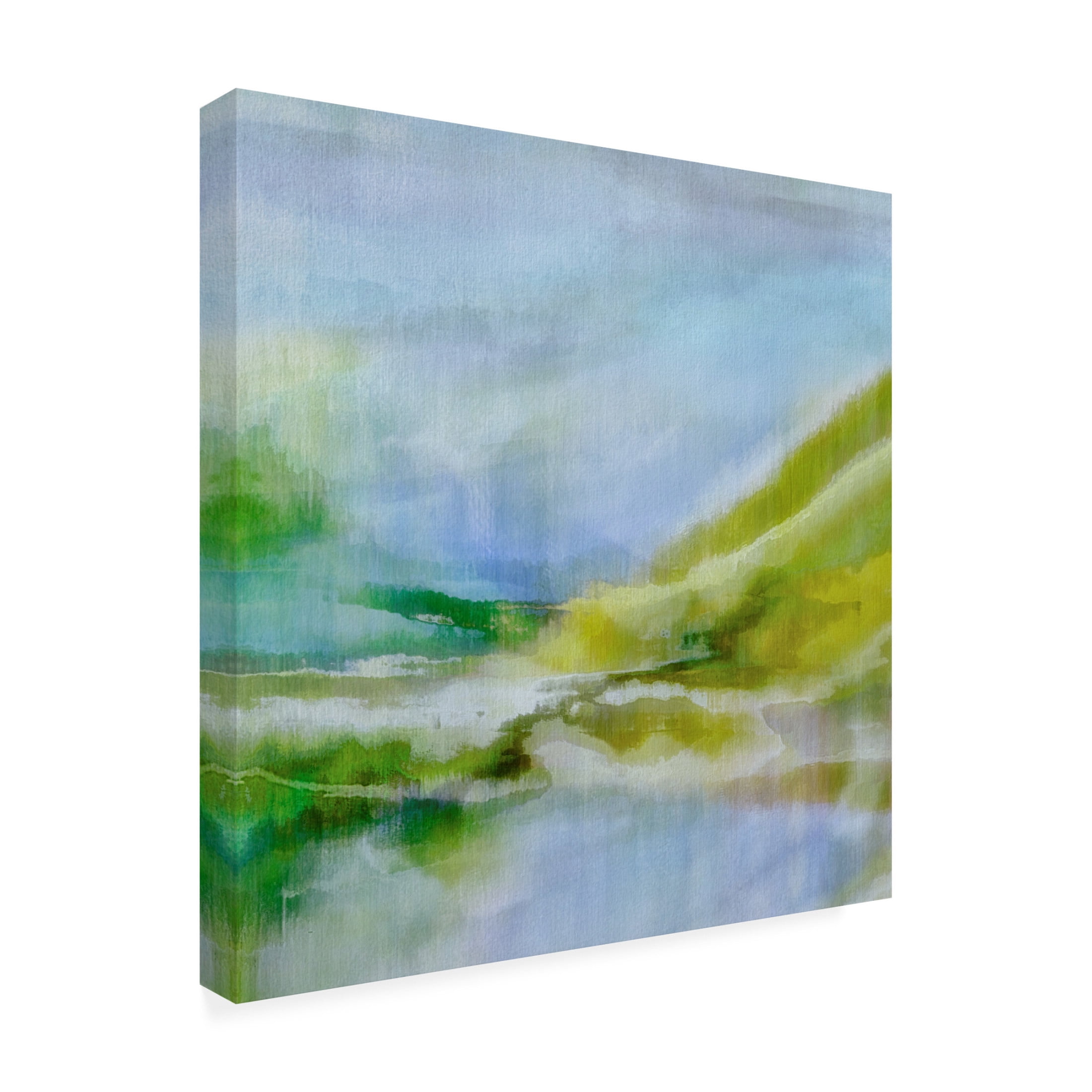 Canvas Wall Art - Cora Niele 'Wetlands II' Wall Art for Living Room, Bedroom, or Office Décor by Trademark Fine Art - 35 x 35 Inches