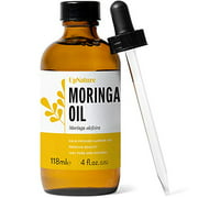 Moringa Oil 4 OZ - Moringa Oleifera Essential Oil for Face Skin, Great for Hair Growth - Pure, Therapeutic Grade, Undiluted, Non-GMO